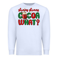White shimmy shimmy cocoa what Premium Sweatshirt - MaliasSmallBusiness