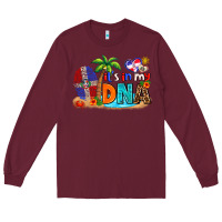 Burgundy it's in my dna Long Sleeve Tee - AdoDesignShop