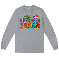 Heather Grey it's in my dna Long Sleeve Tee - AdoDesignShop