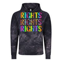 Cloud Black rights rights rights (pride) Vintage Hoodie - Zillion Design Studio