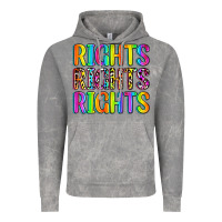 Cloud Rock rights rights rights (pride) Vintage Hoodie - Zillion Design Studio