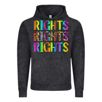 Vintage Black rights rights rights (pride) Vintage Hoodie - Zillion Design Studio