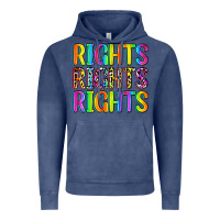 Vintage Denim rights rights rights (pride) Vintage Hoodie - Zillion Design Studio