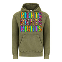 Vintage Olive rights rights rights (pride) Vintage Hoodie - Zillion Design Studio