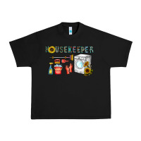 Black housekeeper Urban Heavy Tee - CowhideDigitalArt