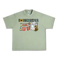 Oil Green housekeeper Urban Heavy Tee - CowhideDigitalArt