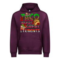 Mauve Wine Taco 'Bout Great Students Urban Hoodie - texasbilliewilder