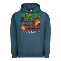 Pigment Midnight Navy Taco 'Bout Great Students Urban Hoodie - texasbilliewilder