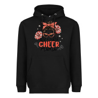 Black loud&proud mama messy bun Heavyweight Hoodie - MaliasSmallBusiness