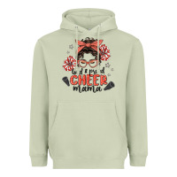 Matcha loud&proud mama messy bun Heavyweight Hoodie - MaliasSmallBusiness