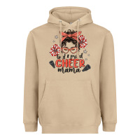 Mushroom loud&proud mama messy bun Heavyweight Hoodie - MaliasSmallBusiness
