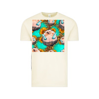 Vintage Arctic hedgehog western seamless pattern Vintage Tee - HRA Design Shop