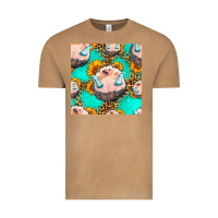 Vintage Camel hedgehog western seamless pattern Vintage Tee - HRA Design Shop