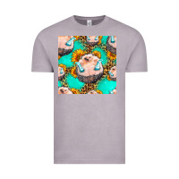 Vintage Zinc hedgehog western seamless pattern Vintage Tee - HRA Design Shop