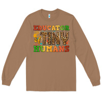 Toasted Coconut educator of tiny humans Long Sleeve Tee - BundleAndBundleShop