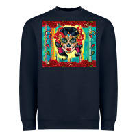 Navy sugar skull tumbler 3 Heavyweight Sweatshirt - CTS Tumbler Store