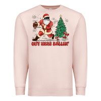 Pale Pink out here ballin' Premium Sweatshirt - MaliasSmallBusiness