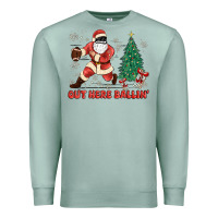 Seafoam out here ballin' Premium Sweatshirt - MaliasSmallBusiness