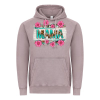 Vintage Zinc mama leopard with turquoise background Vintage Hoodie - texasbilliewilder