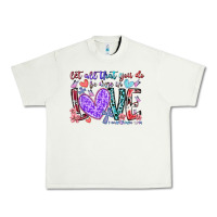 Pistachio let all that you do be done in love Urban Heavy Tee - RacoonDesign