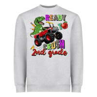 Heather Grey ready to crush 2nd grade Heavyweight Sweatshirt - Zillion Design Studio