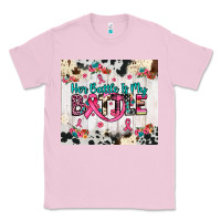 Bubblegum Pink her battle is my battle Classic Tee - JahusDesignShop