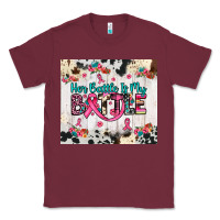 Burgundy her battle is my battle Classic Tee - JahusDesignShop