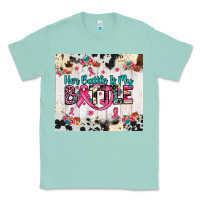 Seafoam her battle is my battle Classic Tee - JahusDesignShop