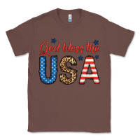 Chestnut god bless the usa Classic Tee - BundleAndBundleShop