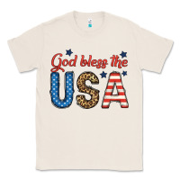 Natural god bless the usa Classic Tee - BundleAndBundleShop