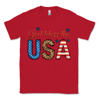 Red god bless the usa Classic Tee - BundleAndBundleShop