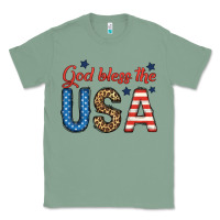 Sage god bless the usa Classic Tee - BundleAndBundleShop