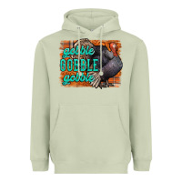 Thanksgiving Turkey Gobble Gobble Heavyweight Hoodie | Teevron