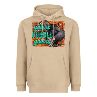Mushroom Thanksgiving Turkey Gobble Gobble Heavyweight Hoodie - NancyCooperArtShop