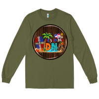 Army Green Dominican Republic car coaster Long Sleeve Tee - AdoDesignShop