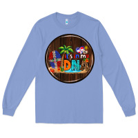 Colony Blue Dominican Republic car coaster Long Sleeve Tee - AdoDesignShop
