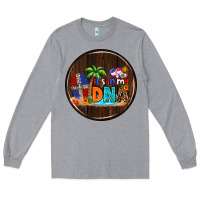 Heather Grey Dominican Republic car coaster Long Sleeve Tee - AdoDesignShop