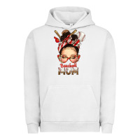 Pigment Lunar Rock Baseball Mom Messy Bun Urban Hoodie - texasbilliewilder
