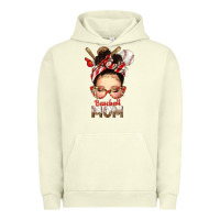 Pigment Pistachio Baseball Mom Messy Bun Urban Hoodie - texasbilliewilder