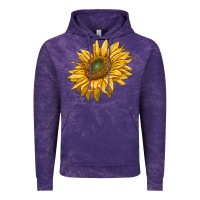Cloud Purple sunflower Vintage Hoodie - RanaPortraitStore