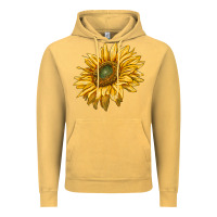 Vintage Mustard sunflower Vintage Hoodie - RanaPortraitStore