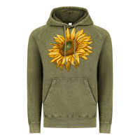 Vintage Olive sunflower Vintage Hoodie - RanaPortraitStore