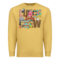 Antique Gold lunch lady crew Premium Sweatshirt - NancyCooperArtShop