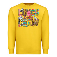 Lemon lunch lady crew Premium Sweatshirt - NancyCooperArtShop
