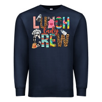 Navy lunch lady crew Premium Sweatshirt - NancyCooperArtShop
