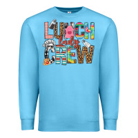 Ocean Blue lunch lady crew Premium Sweatshirt - NancyCooperArtShop