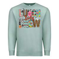 Seafoam lunch lady crew Premium Sweatshirt - NancyCooperArtShop