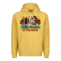 Antique Gold Fall Cutest Pumpkin In The Patch Pig Premium Hoodie - LillyAllenDesigns