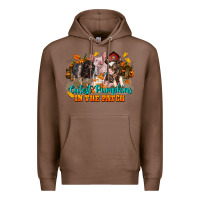 Chestnut Fall Cutest Pumpkin In The Patch Pig Premium Hoodie - LillyAllenDesigns