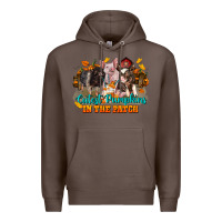 Coffee Fall Cutest Pumpkin In The Patch Pig Premium Hoodie - LillyAllenDesigns